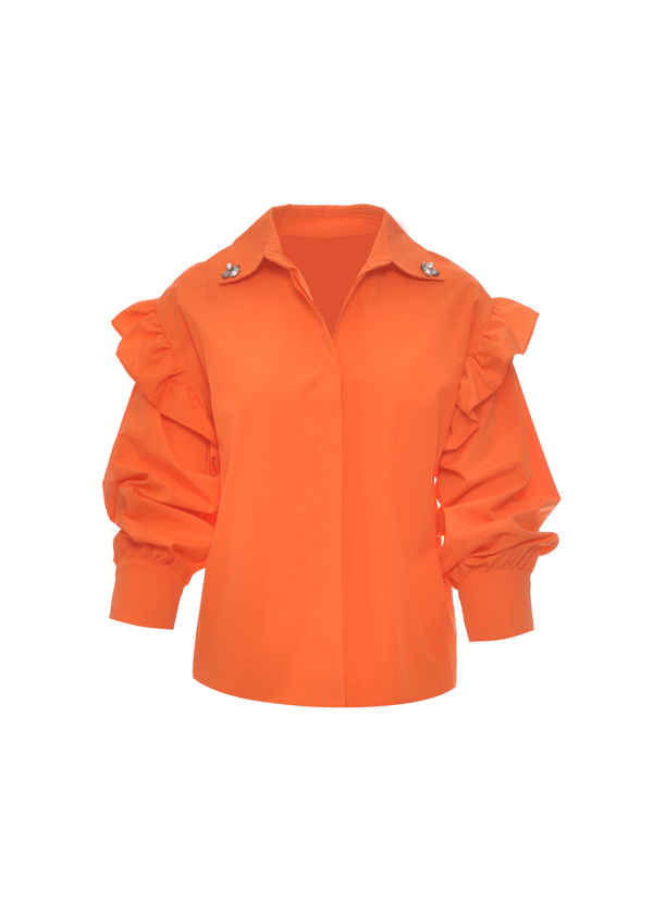 Orange Top  Dress HWD-0014