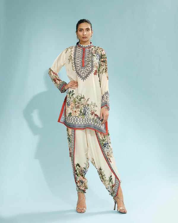 RR White Shalwar Dress HED-0009