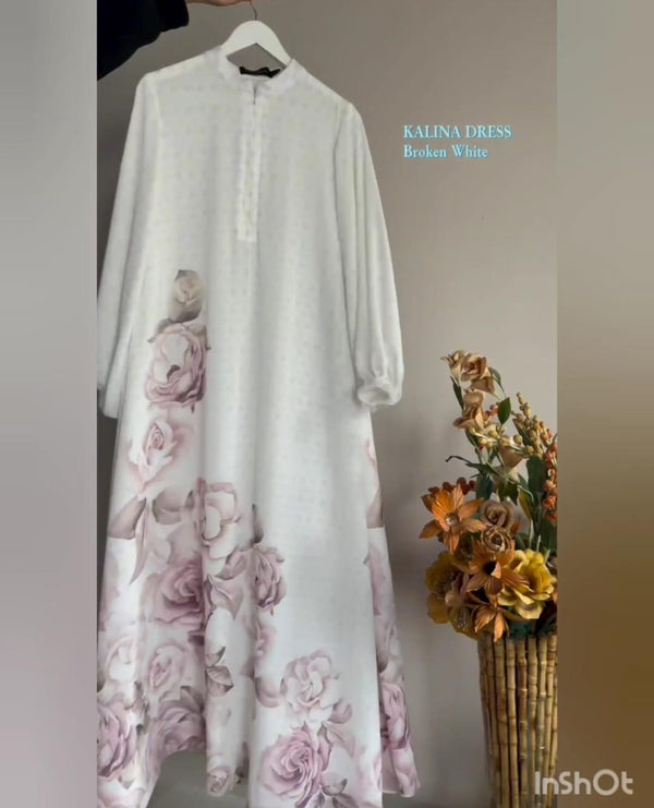 Kalina Dress Broken White