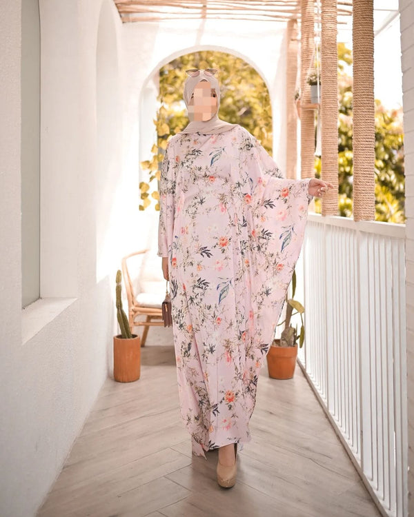 Nylia Blush Series Kaftan Abaya NAC-009