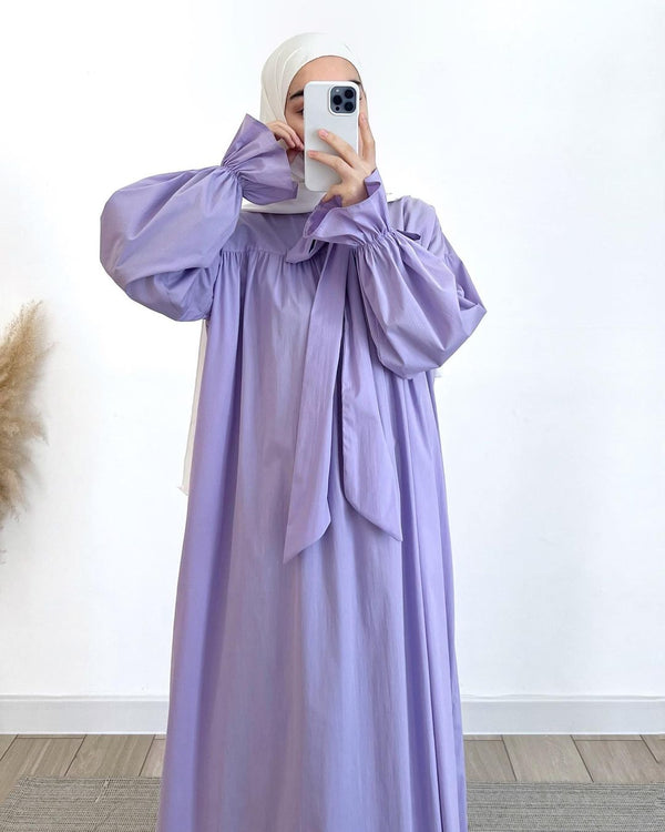 Lavender Plan  Abaya NAC-011