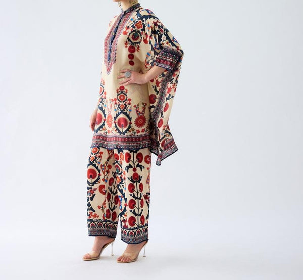 Suzani Rust Trouser Set