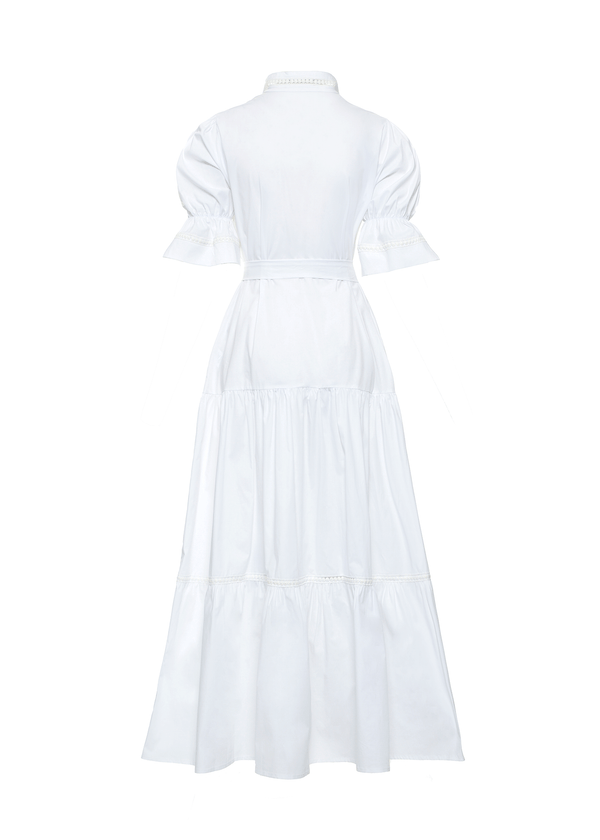 White Lawn Frock HLF-0029