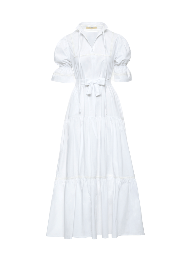 White Lawn Frock HLF-0029