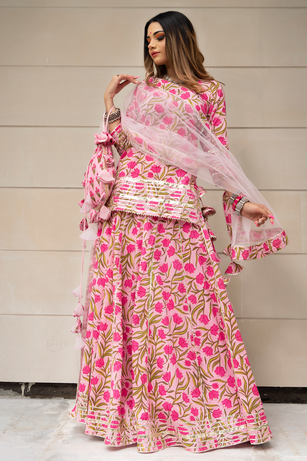 Lawn Lehnga Choli HED-0033