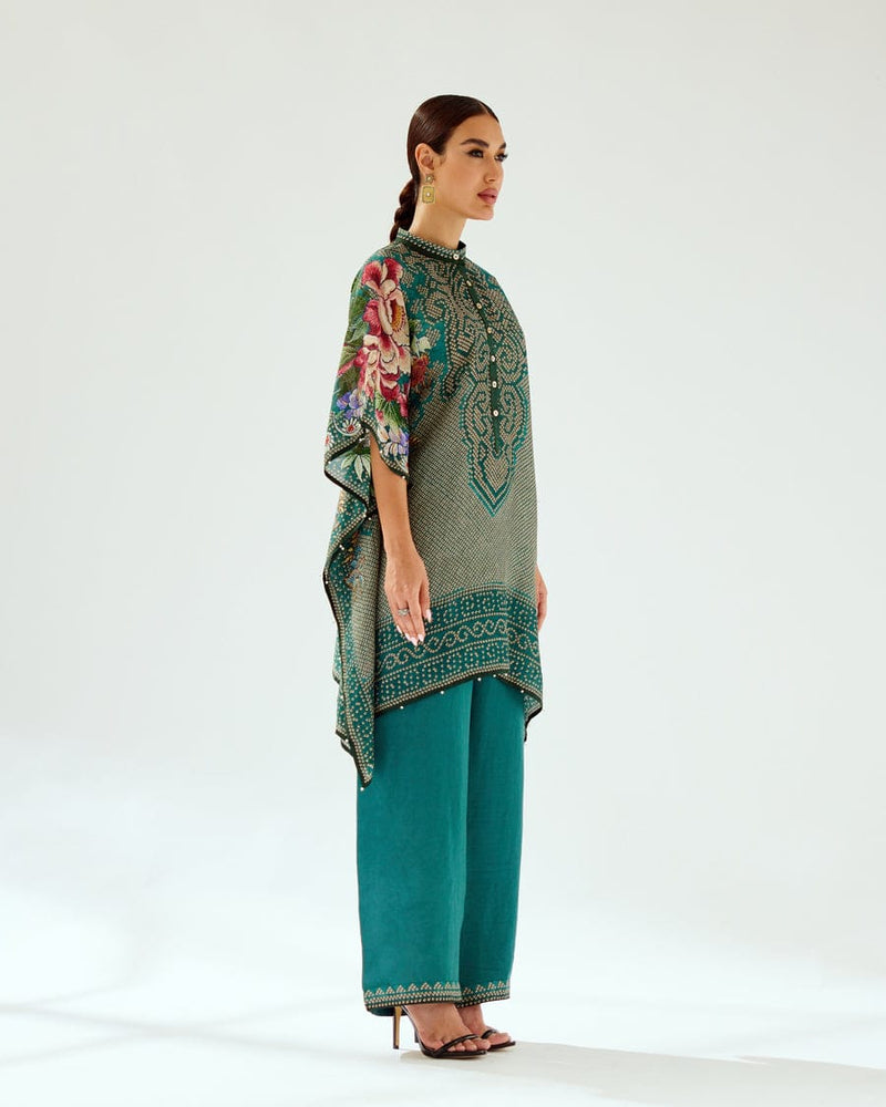 Green Kaftan Set HNC-0002