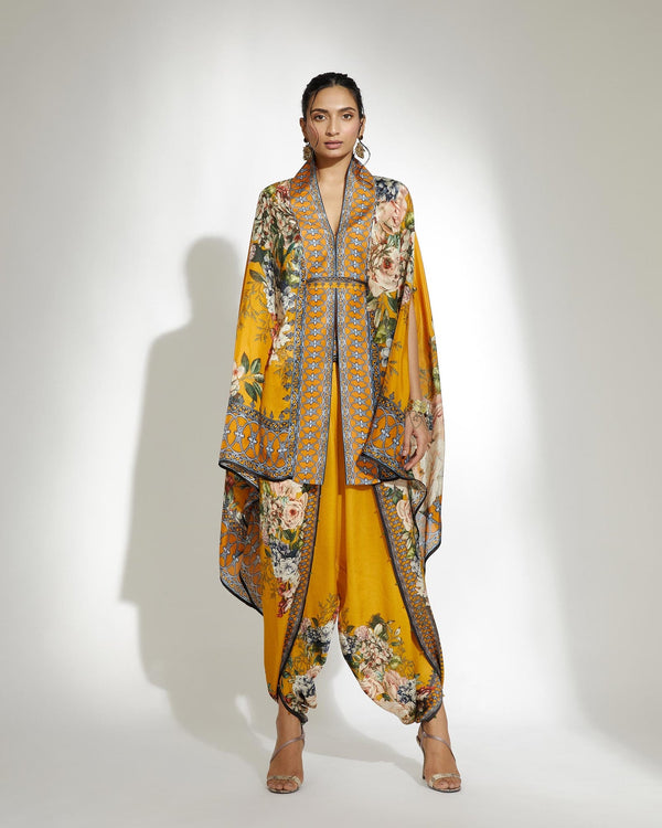 Mustard Kaftan Shalwar Set HED-0013