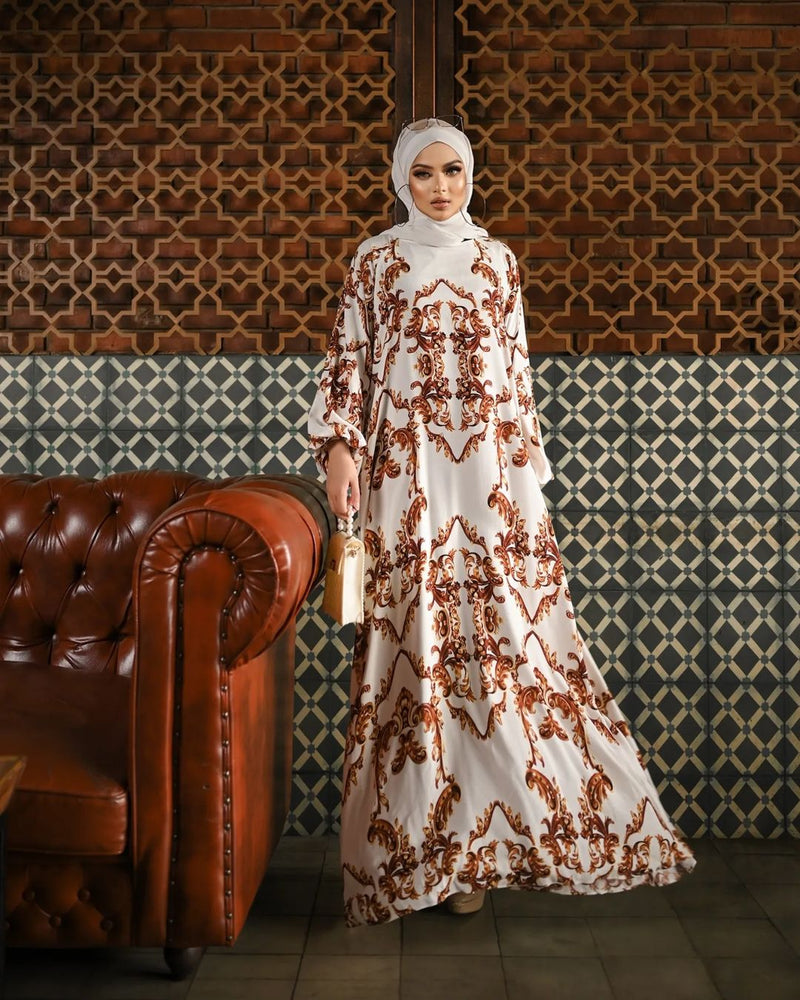 Baroque Style Abaya HAC-0003