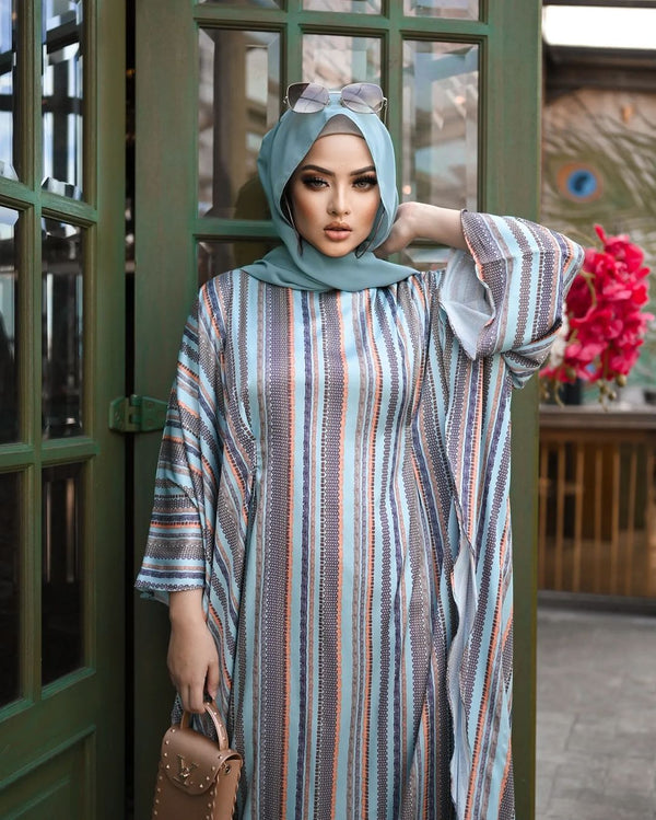 Blue Lines Abaya Kaftan HLK-0075