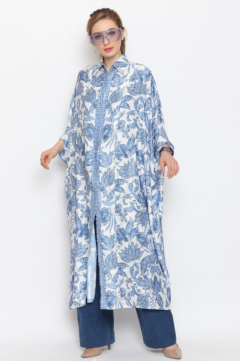 Tile Blue Kimono HSG-0002