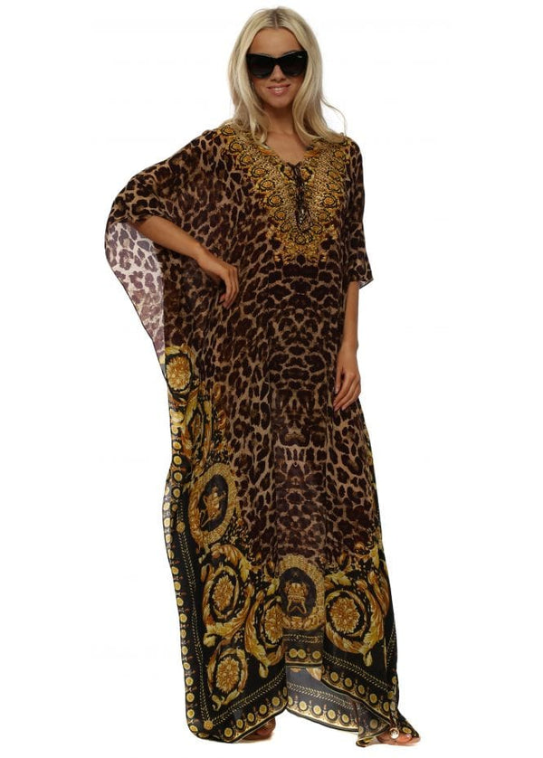 Versace Leapord Kaftan HLK-0025