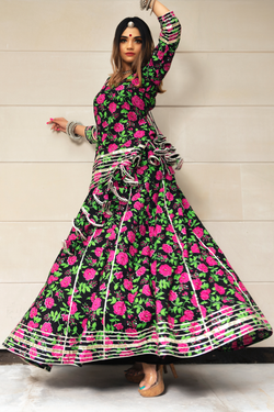 Lawn Lehnga Choli HLE-0007