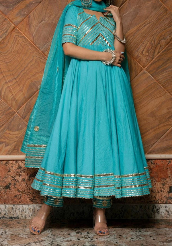 Inayat Blue Anarkali