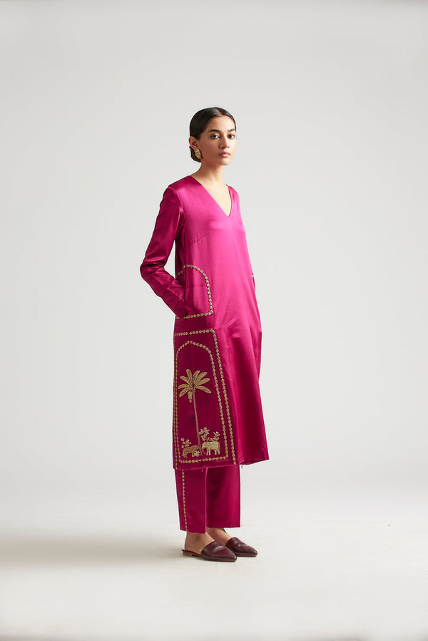 Mulberry Kurta Pant Set HED-0069