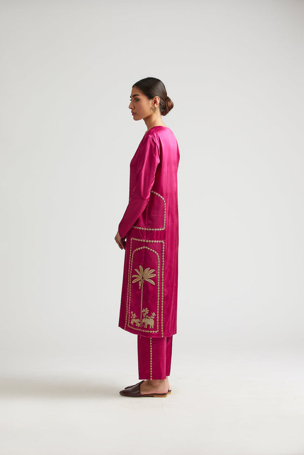 Mulberry Kurta Pant Set HED-0069