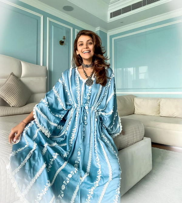 Silk Long Kaftan HLK-0195