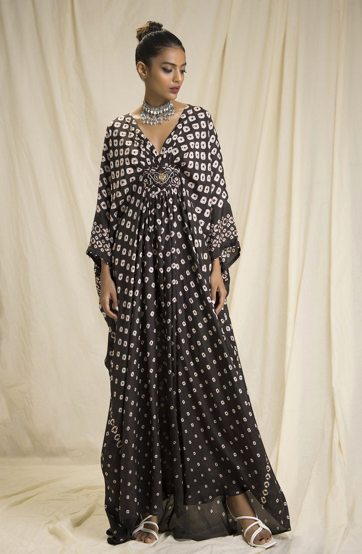 Bandhani Long Kaftan HFD-0010