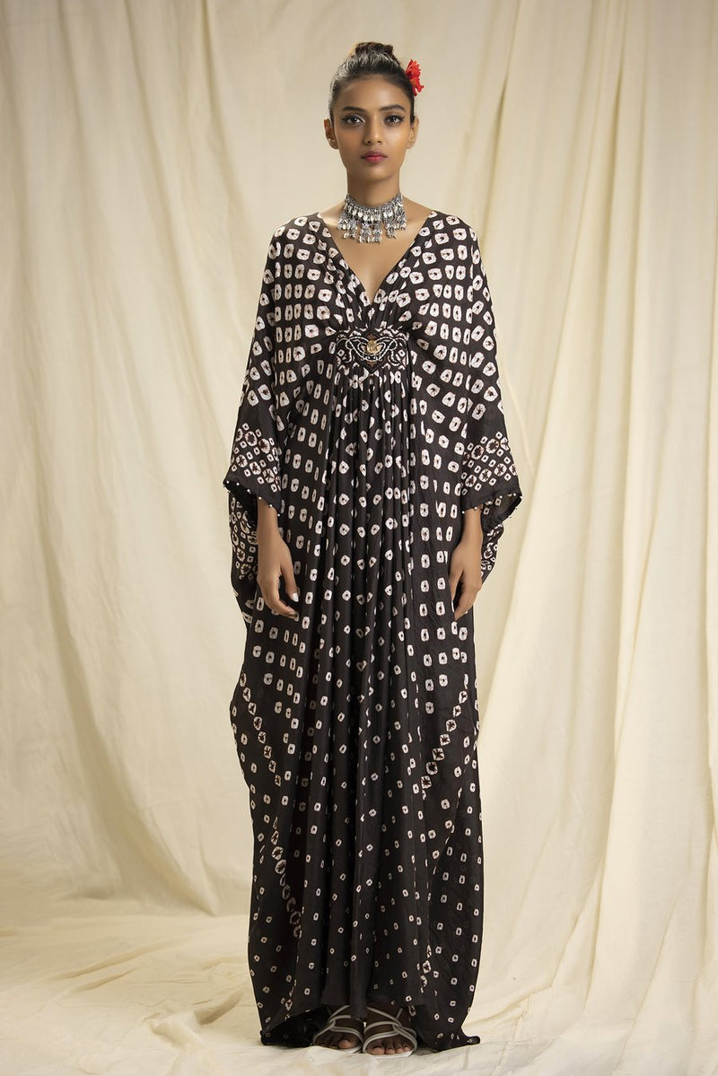 Bandhani Long Kaftan HFD-0010