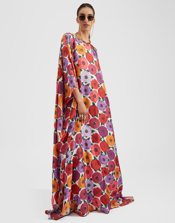 Floral Print Kaftan HLK-0101