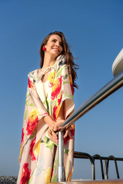 Florida Silk Kaftan HLK-0004