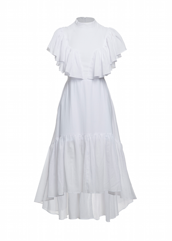 White Lawn Dress HLF-0030