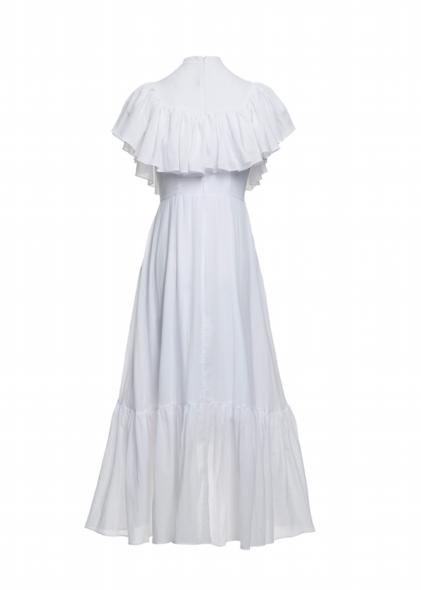 White Lawn Dress HLF-0030