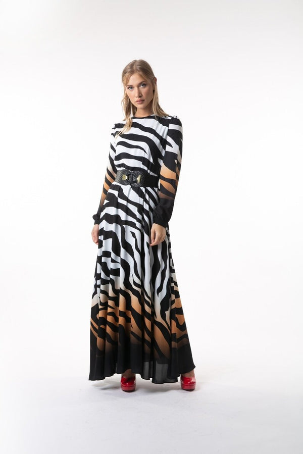 Zebra Double Shaded Maxi HLF-0038