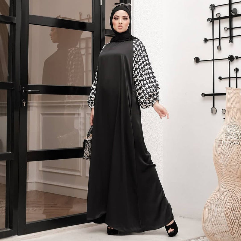 Black & White Abaya HAC-0014