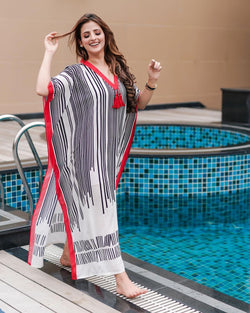 Barcode Long Kaftan HLK-0183